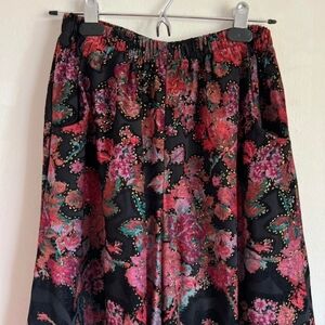 NBYJ Heavyweight Vintage Gaucho Pants Colorful With Metallic Detailing - Size M